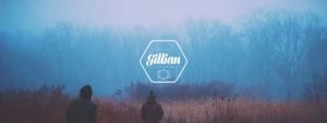A person in a foggy field with 'Gillian' text overlay.