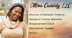 Mira Cassis, a motivational speaker and author focused on empowerment and trauma recovery.